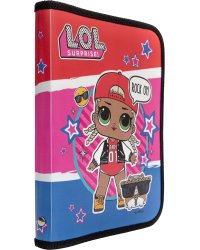 Папка для тетрадей А5 LOL на молнии 23х17,5х2,5