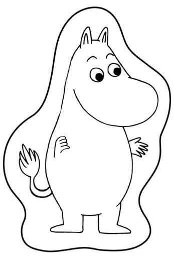 Коллекция Moomin/Муми-тролли Деревянный значок. Муми-тролль