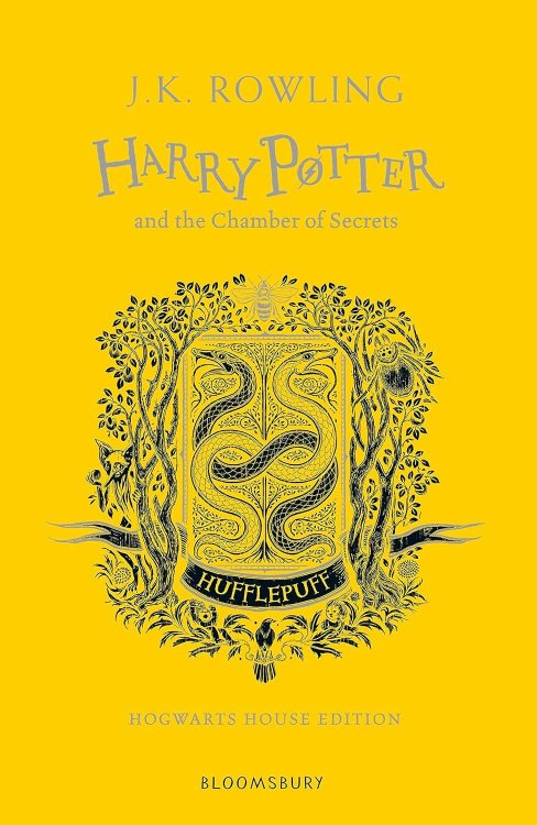 Обложка книги «Harry Potter and the Chamber of Secrets Hufflepuff Ed J.K. Rowling Гарри Поттер и Тайная комната Пуффендуй Дж. К Роулинг / Книги на английском языке», ISBN 9781408898154
