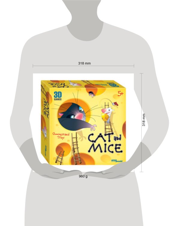 Кошки - мышки. 3D Настольная игра