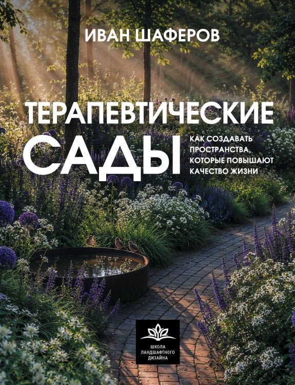 Обложка книги «Терапевтические сады. Как создавать пространства, которые повышают качество жизни» — Шаферов Иван Александрович, ISBN 9785171889708