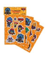 Brawl Stars. Коллекция наклеек. Скины