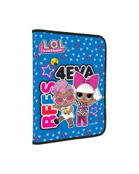 Папка для тетрадей A4 LOL молния с 3-х сторон 33 x 23,5 x 3