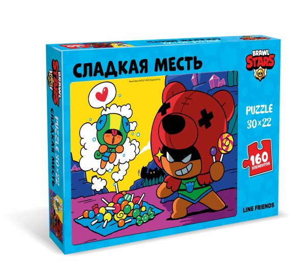 Пазл 160 эл (Премьера Паблишинг) Brawl Stars. Пазл 160 элементов.Сладкая месть.