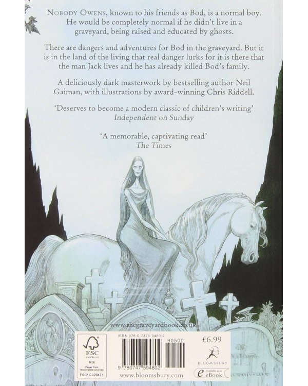 Дополнительное изображение книги «The Graveyard Book Neil Gaiman История с кладбищем Нил Гейман / Книги на английском языке»