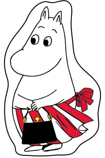 Коллекция Moomin/Муми-тролли Деревянный значок. Муми-мама