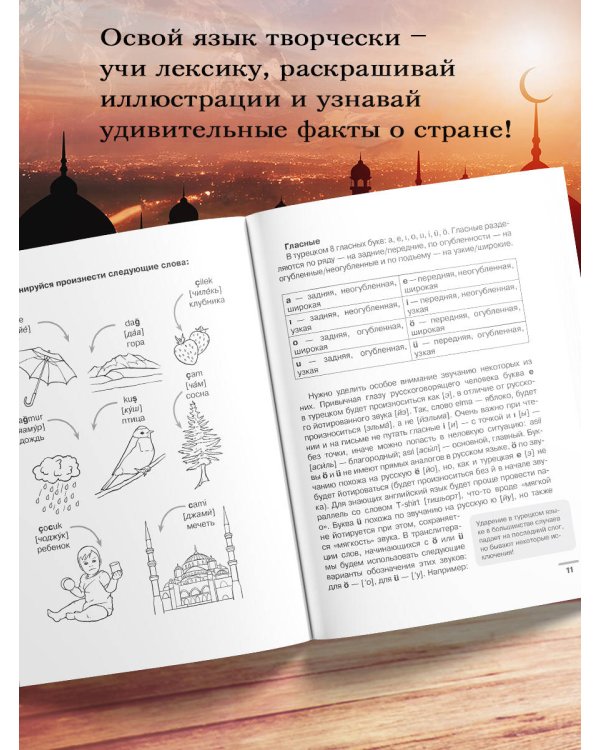 Турецкий язык: визуальный словарь-раскраска