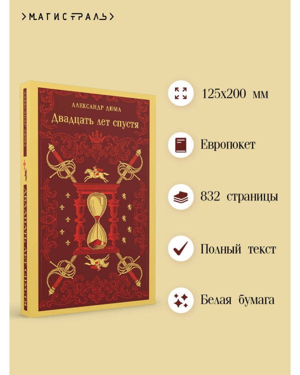 Дополнительное изображение книги «Двадцать лет спустя»