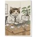 Блокнот. Работаю за спасибо (А5, на скобе, 64 стр.)