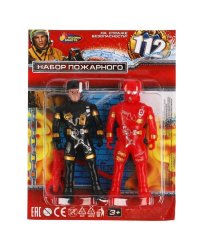 Набор солдатиков пожарные, блист.15*22*3см ИГРАЕМ ВМЕСТЕ в кор.2*120шт
