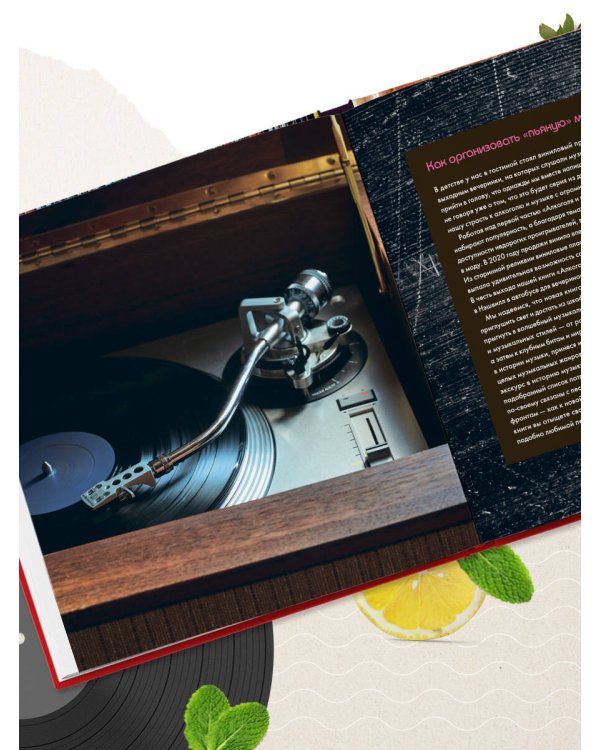 Алкоголь и винил. Легенды возвращаются! 70 новых альбомов и 140 коктейлей для зажигательных виниловых вечеринок