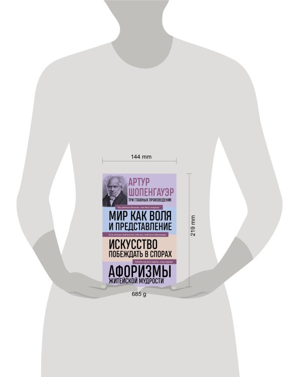 Дополнительное изображение книги «Артур Шопенгауэр. Мир как воля и представление. Искусство побеждать в спорах. Афоризмы житейской мудрости (новое оформление)»