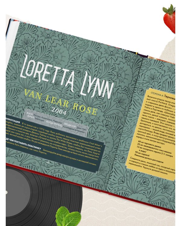 Алкоголь и винил. Легенды возвращаются! 70 новых альбомов и 140 коктейлей для зажигательных виниловых вечеринок