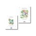 Комплект из 2 раскрасок-антистресс. Весенним днем в Корее + Летним днем в Корее (ИК)