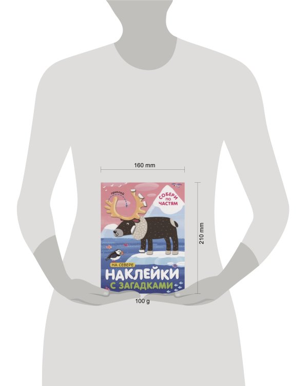 Дополнительное изображение книги «Наклейки с загадками. Собери по частям. На севере»