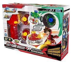 Набор Super Spin Combo advanced "Holy Flame Dragon+Combo-кольцо Hurricane Dragon"