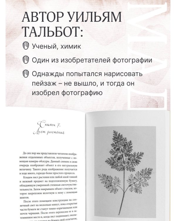 Дополнительное изображение книги «Карандаш природы. Очерки изобретателя фотографии»