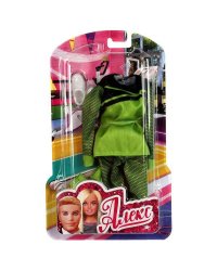 Аксессуары для кукол 29 см комплект спортивной одежды и акс для алекса, блист КАРАПУЗ в кор.36шт