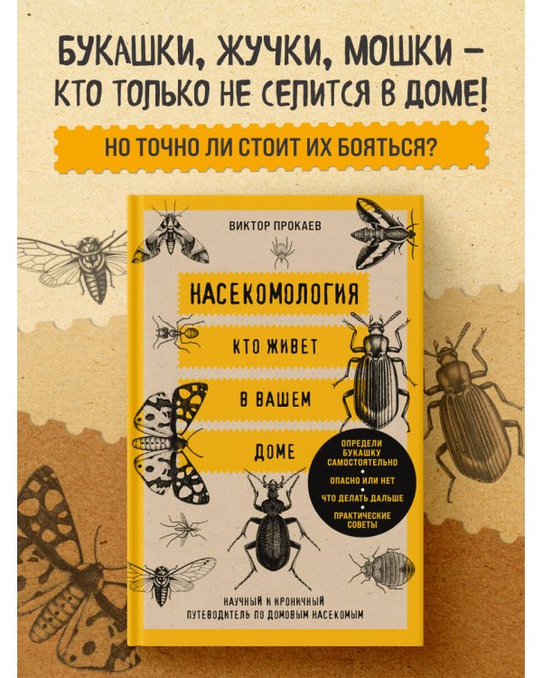 Дополнительное изображение книги «Насекомология. Кто живет в вашем доме: научный и ироничный путеводитель по домовым насекомым»