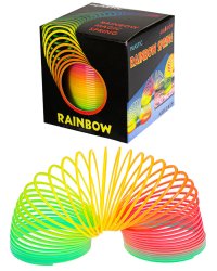 Пружинка-радуга (6,5х6,5 см) классическая, в коробке Арт.AN01325