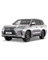 Машина металл "LEXUS LX-570", длина 12 см, откр дв, багаж, инерц, СЕРЕБРИСТЫЙ Технопарк в кор.2*36шт