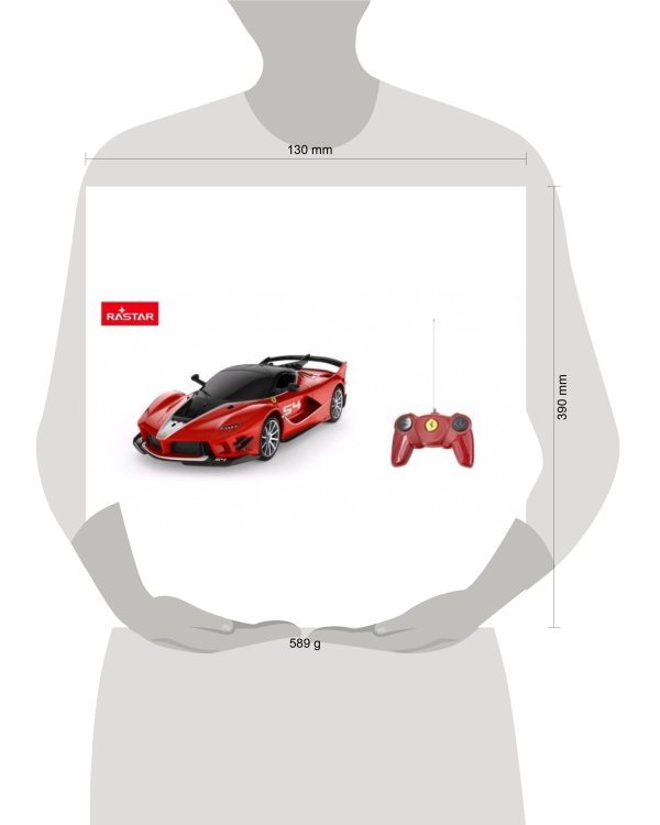 Машина р/у ferrari fxx k evo 1:24 Rastar в кор.18шт