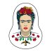 Коллекция Frida/Фрида Кало Деревянный значок. Фрида Кало