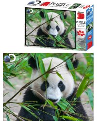 Пазл Super 3D «Большая панда», 500 детал., 6+ Размер собранного пазла 61 х 46см. (арт.10071)