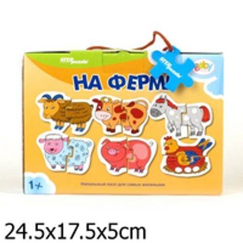 Напольный пазл (STEPpazzle) Пазл Напольный "На ферме" (Малые)