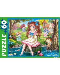 ПАЗЛЫ 60 элементов ЛЕСНЫЕ ФЕИ (Арт. П60-0698)