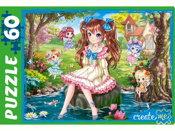 04. ПАЗЛЫ 60 элементов (Рыжий Кот) ПАЗЛЫ 60 элементов ЛЕСНЫЕ ФЕИ (Арт. П60-0698)