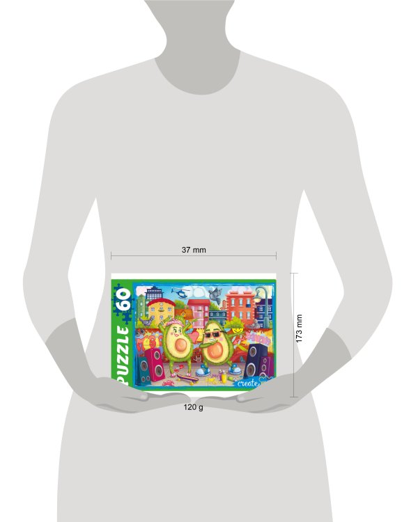 ПАЗЛЫ 60 элементов АВОКАДО-СИТИ (Арт. П60-0697)