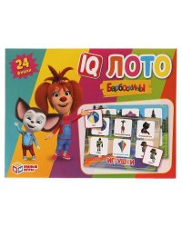IQ-лото. Барбоскины. Игрушки. Коробка 138х189х32 мм, 24 пластиковые фишки Умные игры в кор.24шт