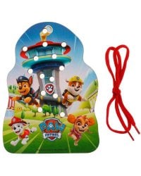 Игрушка деревянная Щенячий Патруль шнуровка  17*13 см Буратино в кор.50шт