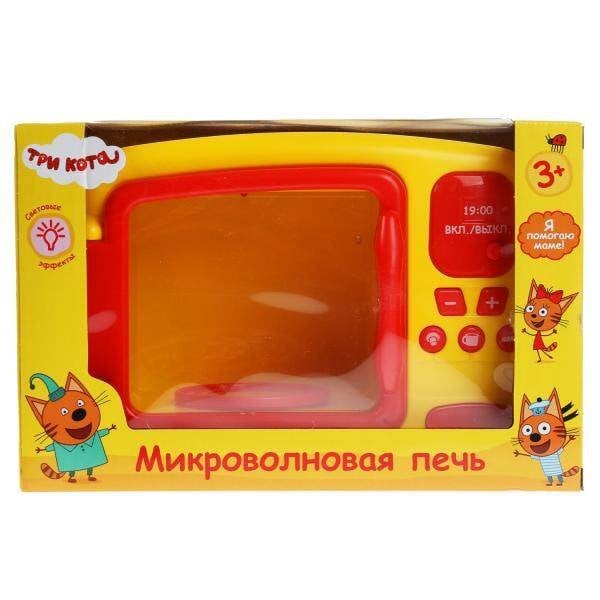 Микроволновая печь "ТРИ КОТА" свет, в кор., 26*14,5*19,5см ТМ "ИГРАЕМ ВМЕСТЕ" в кор.2*18шт