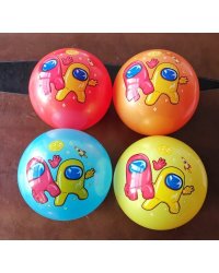 Мяч 23 см с наклейкой among us ИГРАЕМ ВМЕСТЕ в кор.144шт