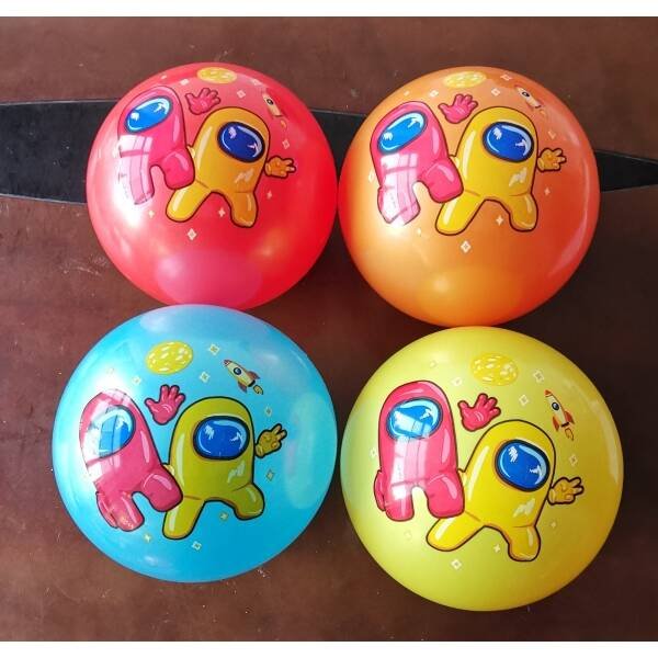 МЯЧИ (Умка) Мяч 23 см с наклейкой among us ИГРАЕМ ВМЕСТЕ в кор.144шт