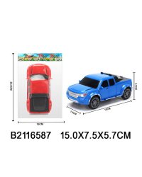 Машинка инерционная "Пикап"(15см,цвет микс)(1:28,в пакете) ( Арт. 2116587)