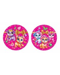 Мяч пвх питомцы, 23 см, полноцвет, в сетке ИГРАЕМ ВМЕСТЕ в кор.144шт