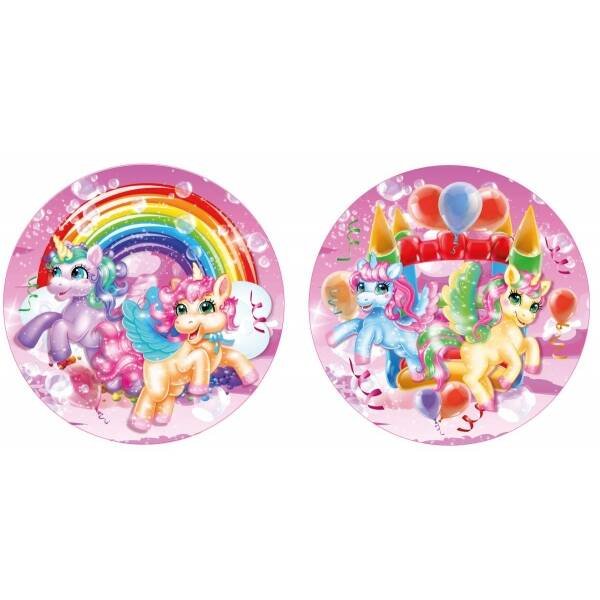 МЯЧИ (Умка) Мяч пвх единороги, 23 см, полноцвет, в сетке ИГРАЕМ ВМЕСТЕ в кор.144шт