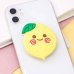 57007 Попсокет "Lemon", yellow