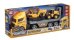 Игровой набор для детей "Строительный автоперевозчик JCB с машинками".