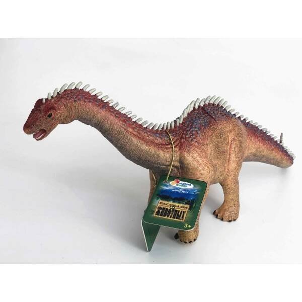 ПЛАСТИЗОЛЬ ДИНОЗАВРЫ (Умка) Игрушка пластизоль Играем Вместе динозавр Диплодок 36*8*14см, хэнтэг в пак. (русс. уп.) в кор.2*36шт