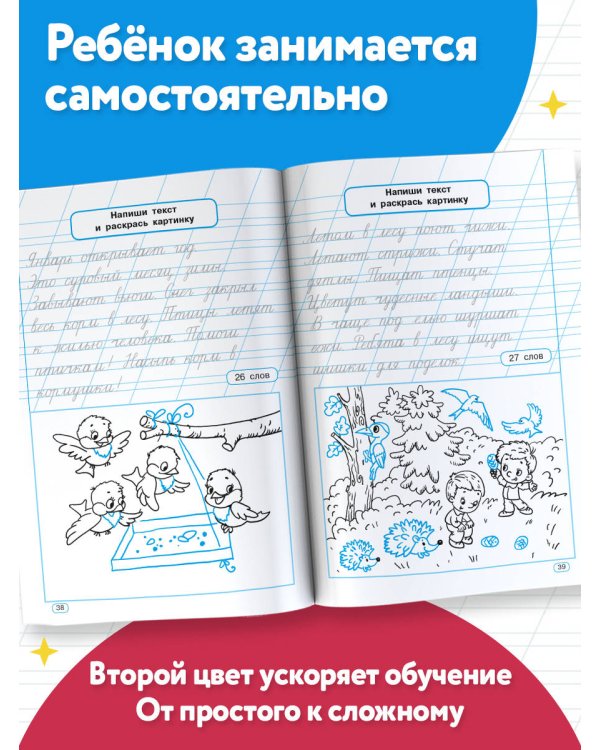 Тренажер по чистописанию. 1 класс. Учимся писать всего за 30 занятий. От азов до каллиграфического письма
