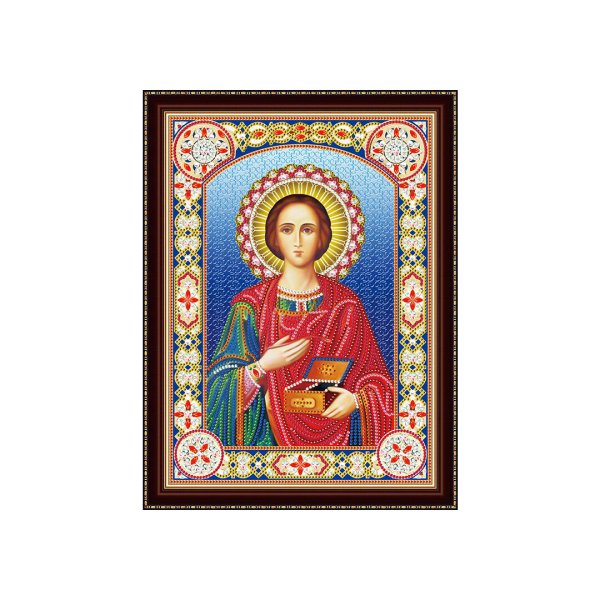 Алмазная мозаика 30х40 см с подрамником c частичным заполн. (блест) Икона №18 (Арт. BH18)