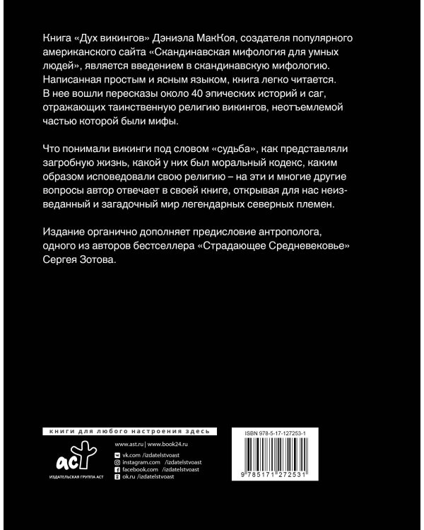 Дух викингов. Введение в мифологию и религию Скандинавии