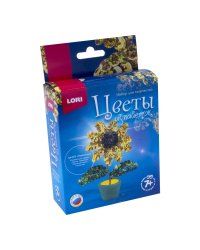 Цветы из пайеток "Подсолнух"
