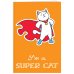 Тетради общие 48 л. I am a supercat! Тетрадь общая (А5, 48 л., накидки, клетка-стандарт)