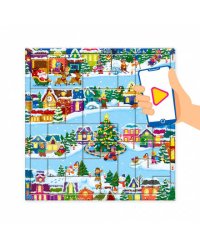 Головоломка с дополненной реальностью. 23 детали. С Новым годом! 30х30,5 см. ГЕОДОМ
