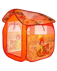 Палатка детская игровая СОЮЗМУЛЬТФИЛЬМ львенок и черепаха 83х80х105см Играем вместе в кор.24шт